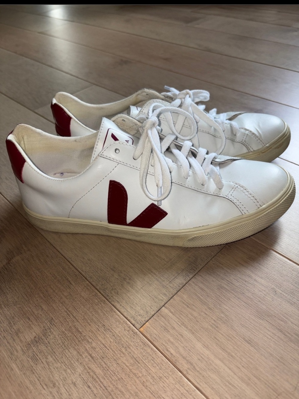 VEJA White Original Vegan Sneakers